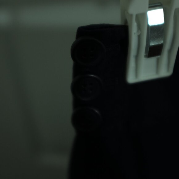 Loft navy linen blend side zipper wide leg pants size 2 - Picture 4 of 11